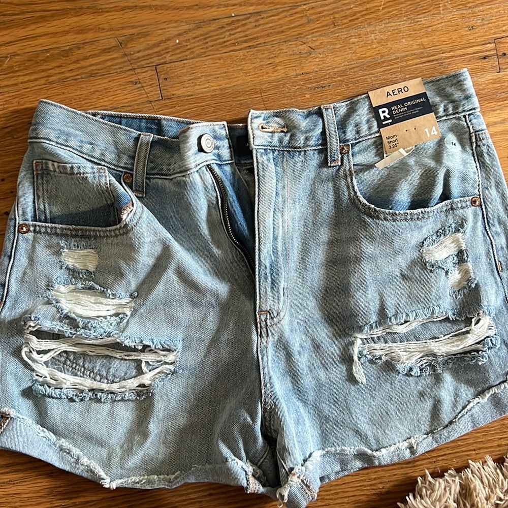Aero jean shorts sz 14 Brand new